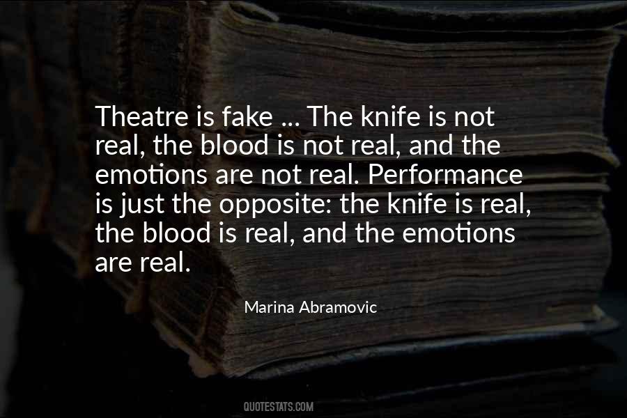 Fake Blood Quotes #1100427
