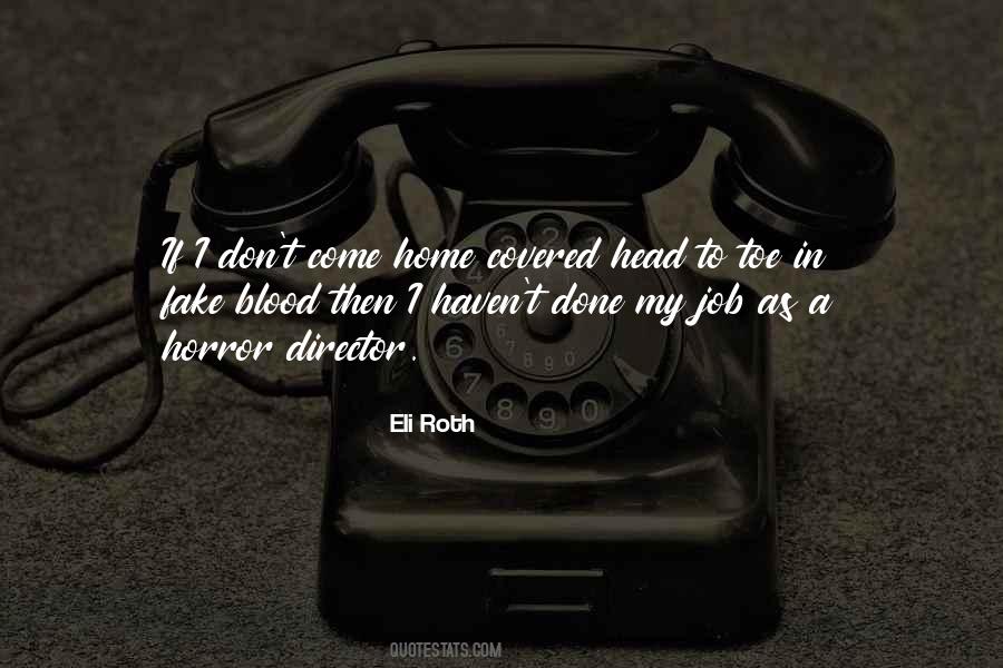 Fake Blood Quotes #1578401