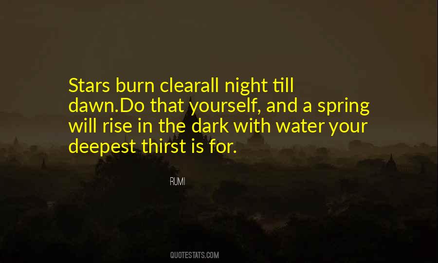 Stars Dark Night Quotes #1638536