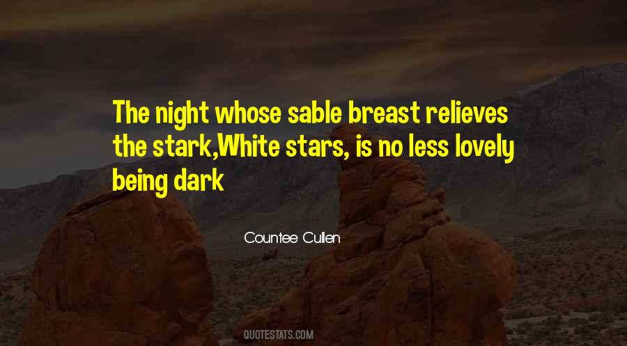 Stars Dark Night Quotes #691630