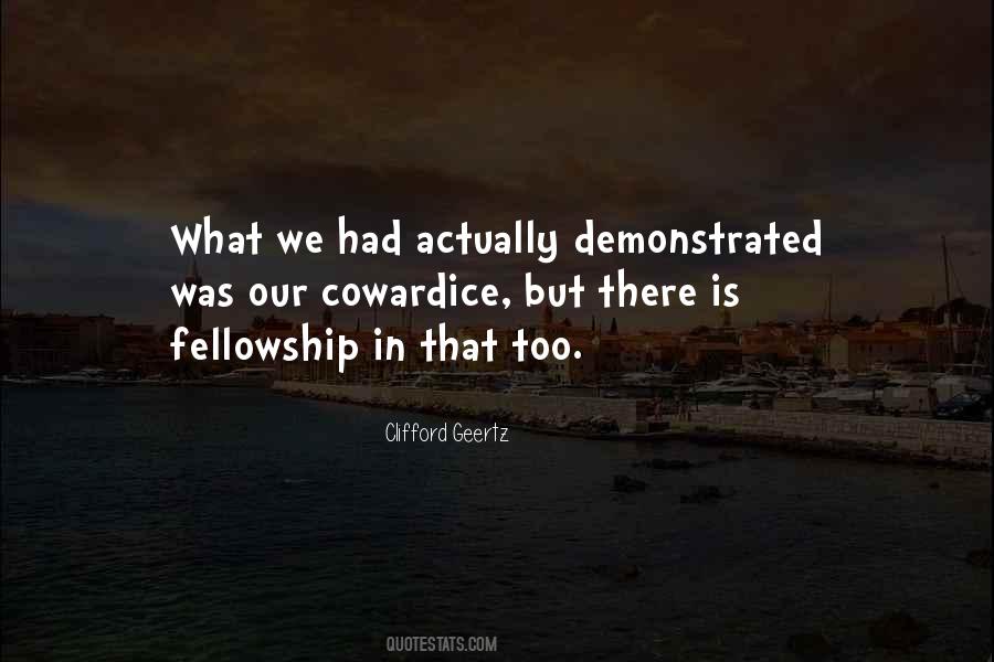 Friendship And Fellowship Quotes #819726