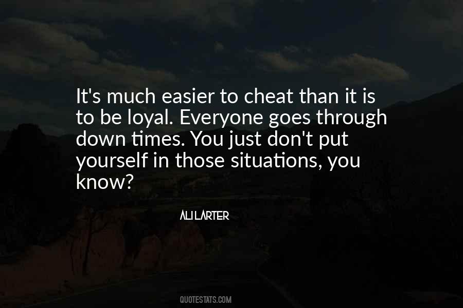 Don't Ever Cheat Quotes #143951
