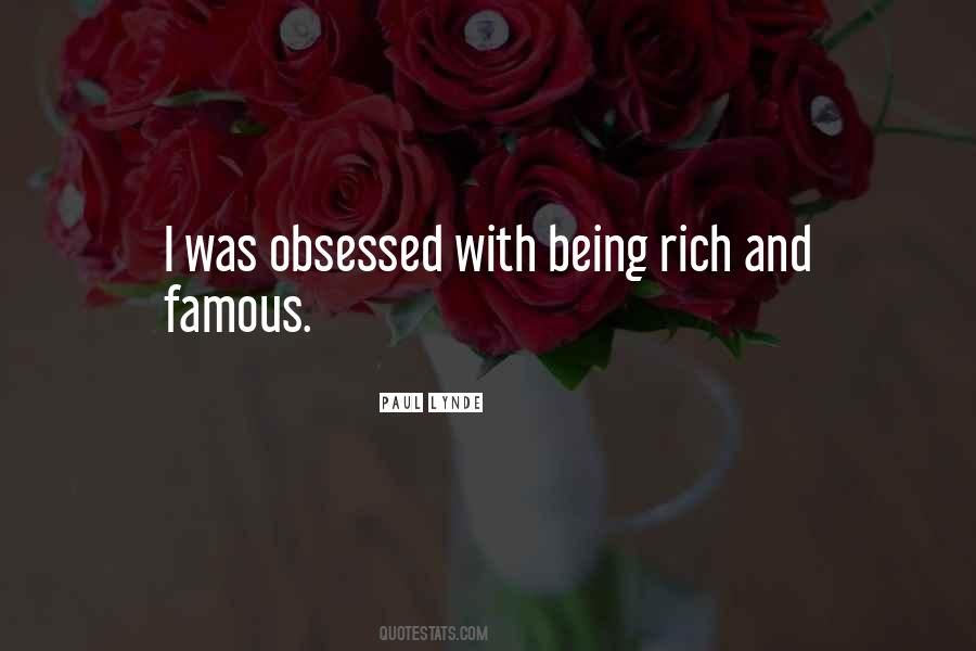 Not Being Obsessed Quotes #23520