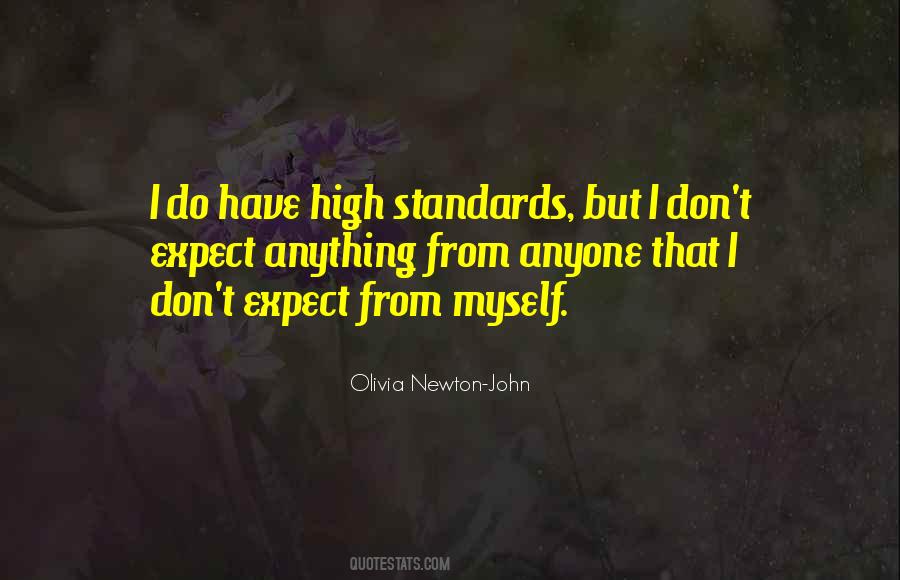 Standards So High Quotes #215752