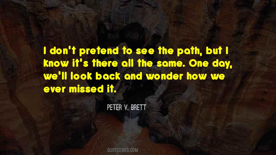 Don't Ever Look Back Quotes #170329