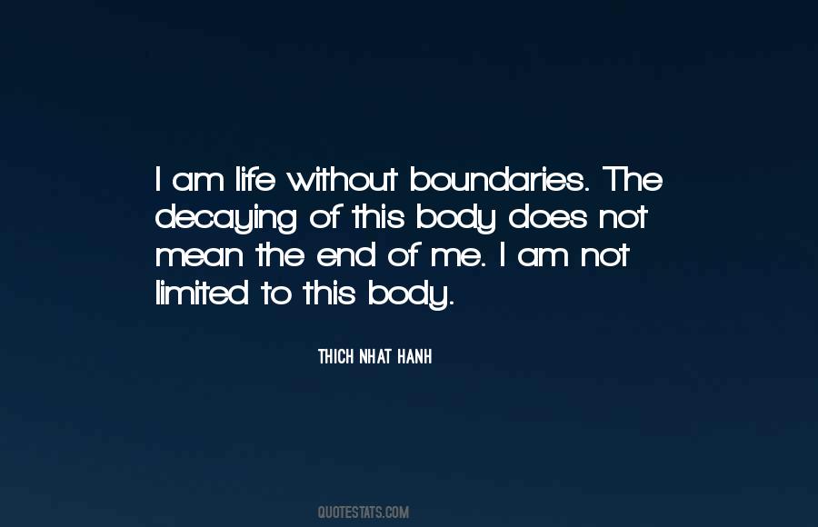 Life Boundaries Quotes #492460