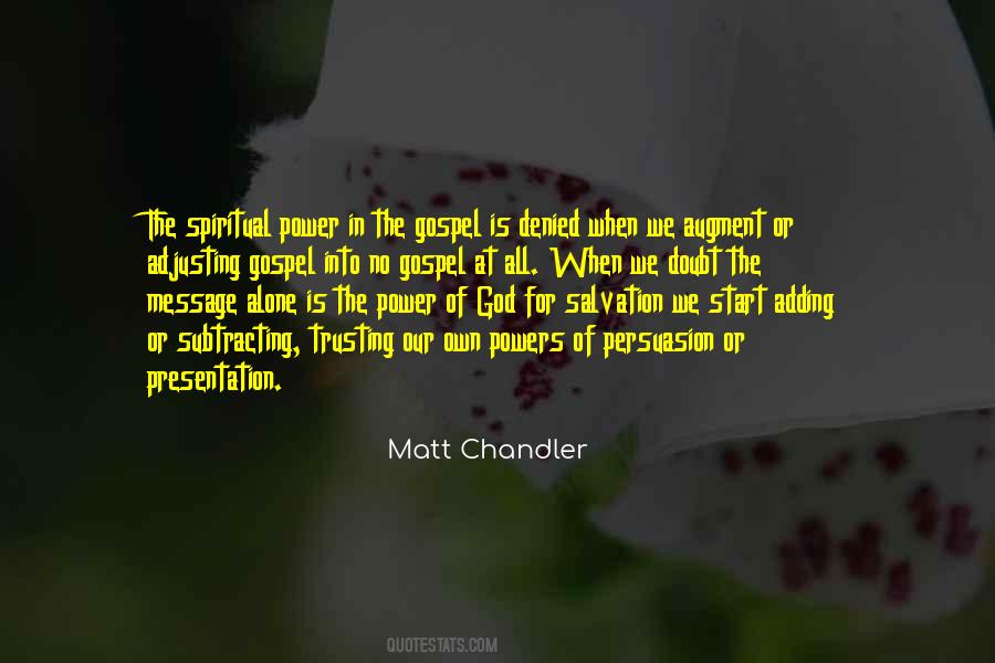 Gospel Salvation Quotes #1083690