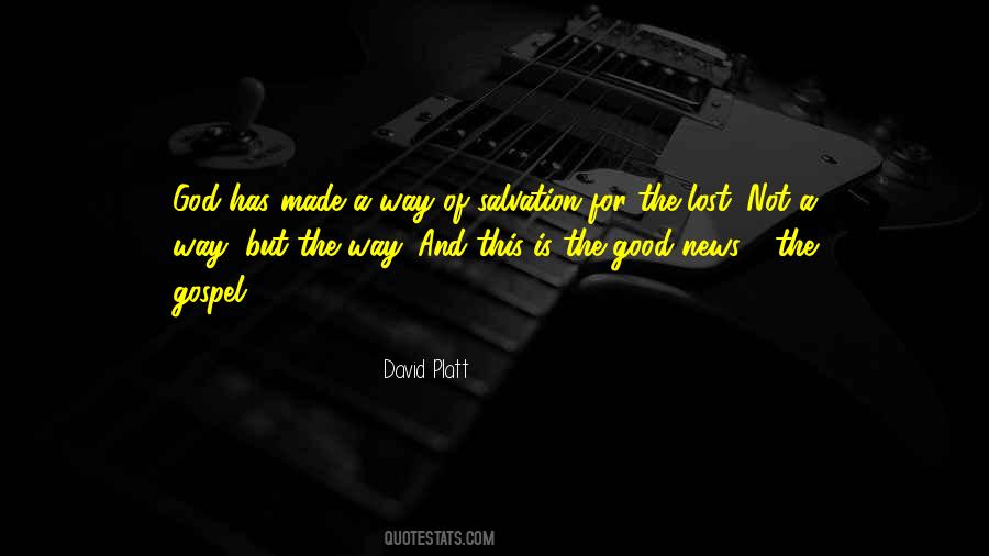 Gospel Salvation Quotes #375336