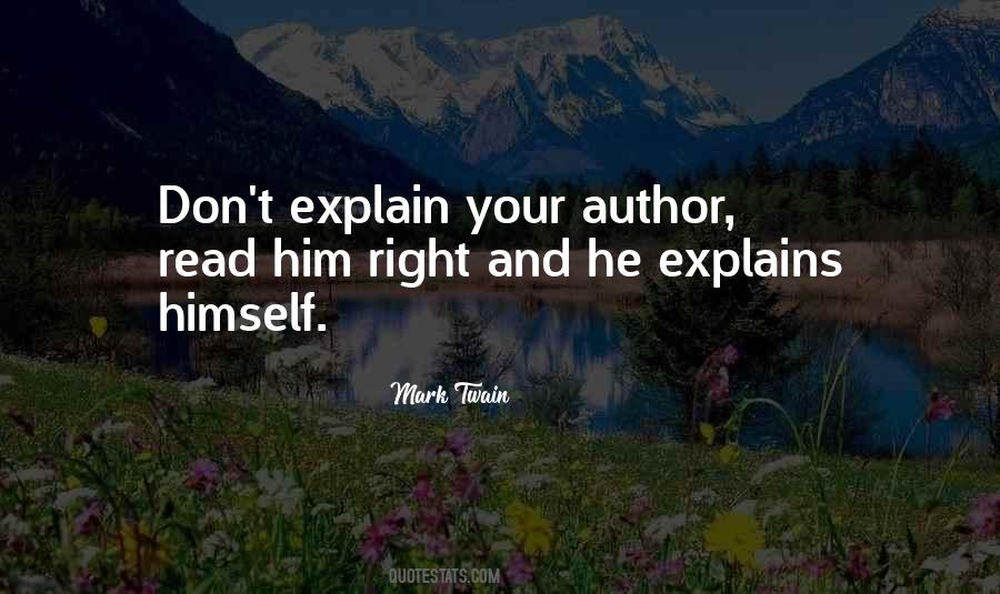 Don't Explain Quotes #1473181