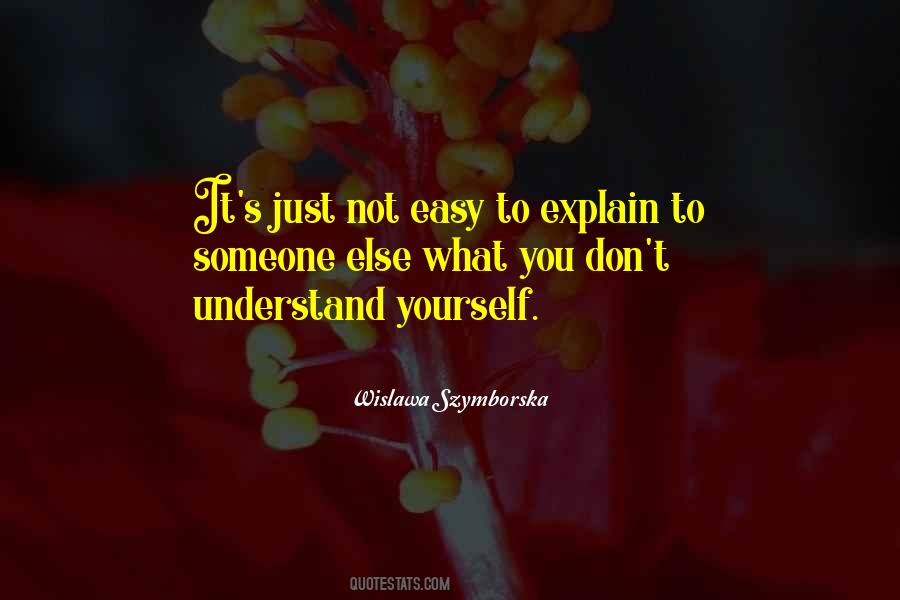 Don't Explain Yourself Quotes #1373944