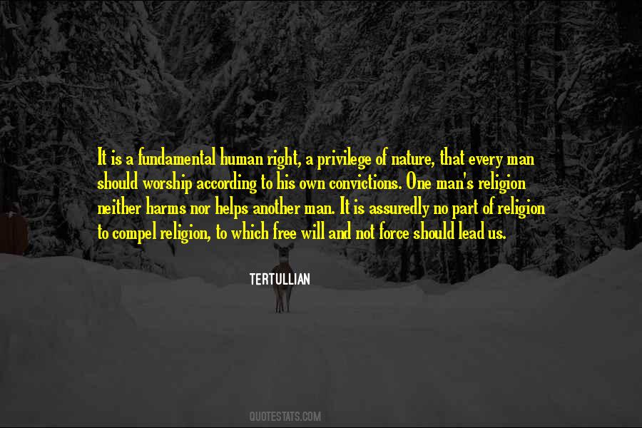 Fundamental Human Right Quotes #406689