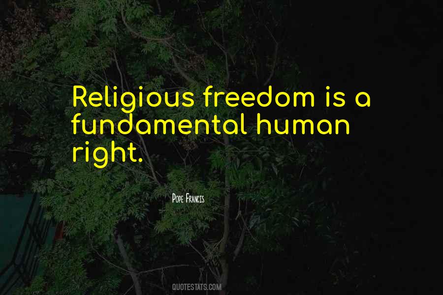 Fundamental Human Right Quotes #461881