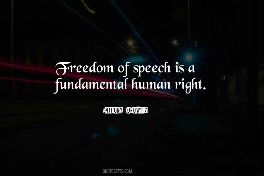 Fundamental Human Right Quotes #892602