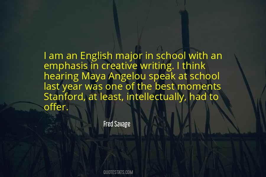 English School Quotes #375866