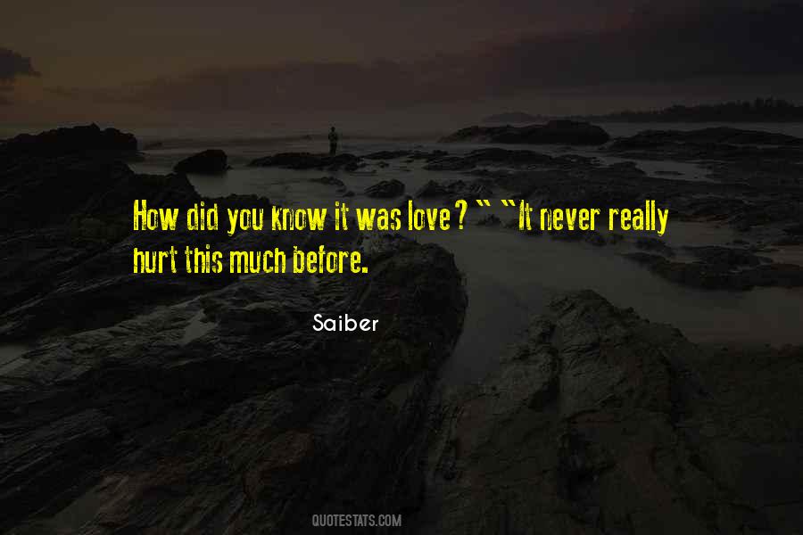You Will Never Know How Much You Hurt Me Quotes #228809