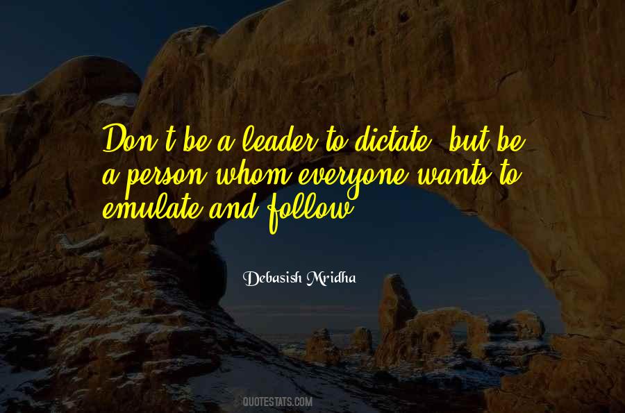 Don't Follow The Leader Quotes #364123