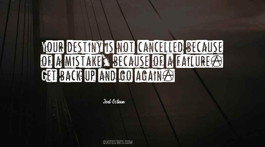 Failure Get Back Up Quotes #1551046