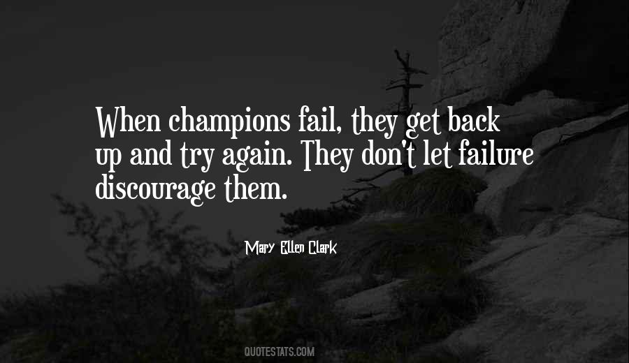 Failure Get Back Up Quotes #1573622
