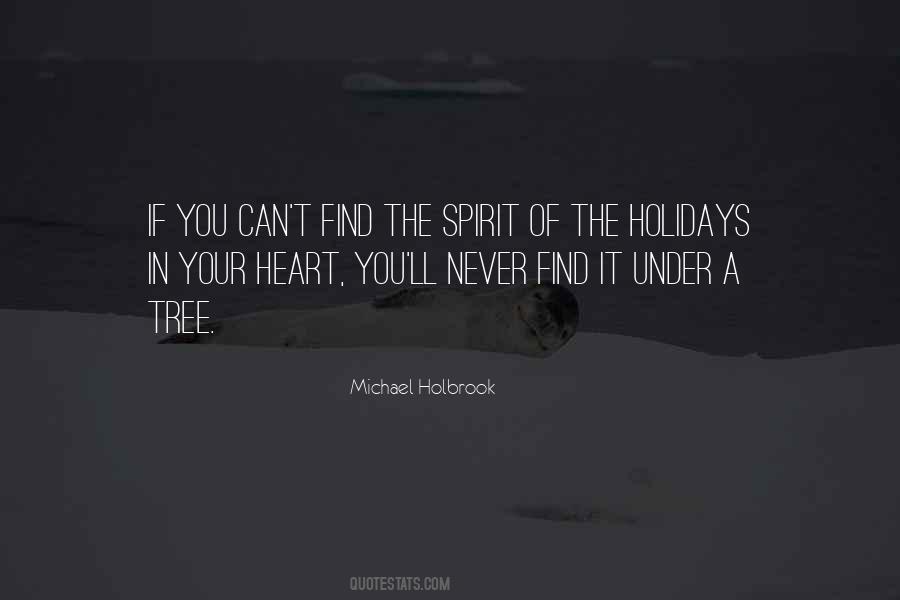 In The Holiday Spirit Quotes #592761