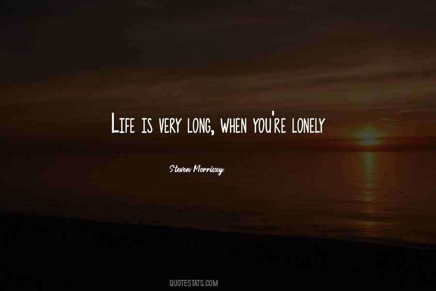 Life Is Lonely Quotes #115280