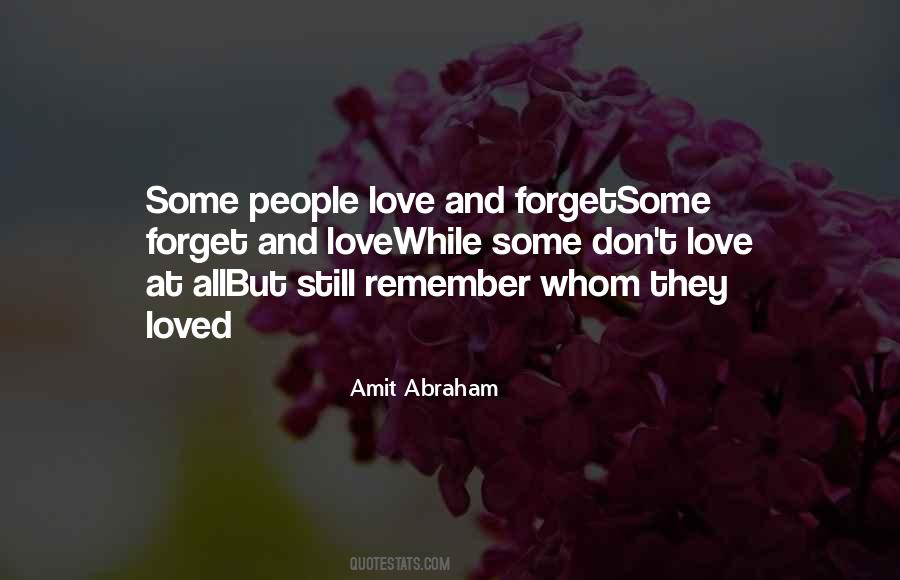 Don't Forget Love Quotes #561694