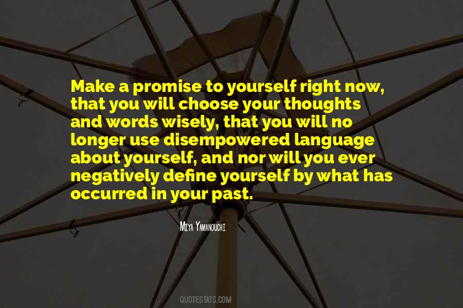 Make A Promise To Yourself Quotes #221316