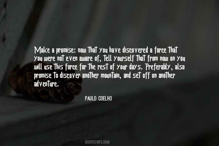 Make A Promise To Yourself Quotes #278233