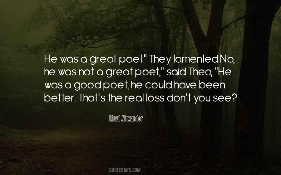 Quotes About A Great Poet #968027