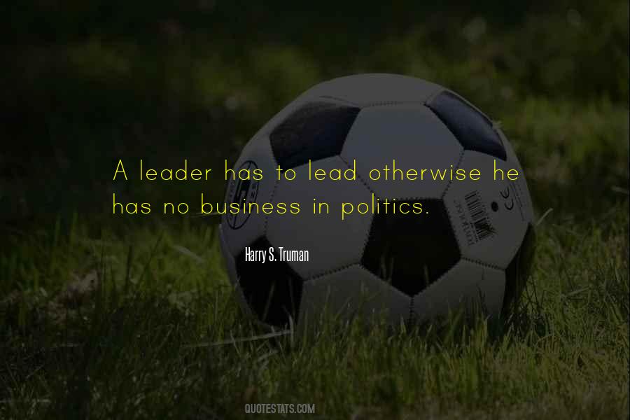 Leadership Business Quotes #220436