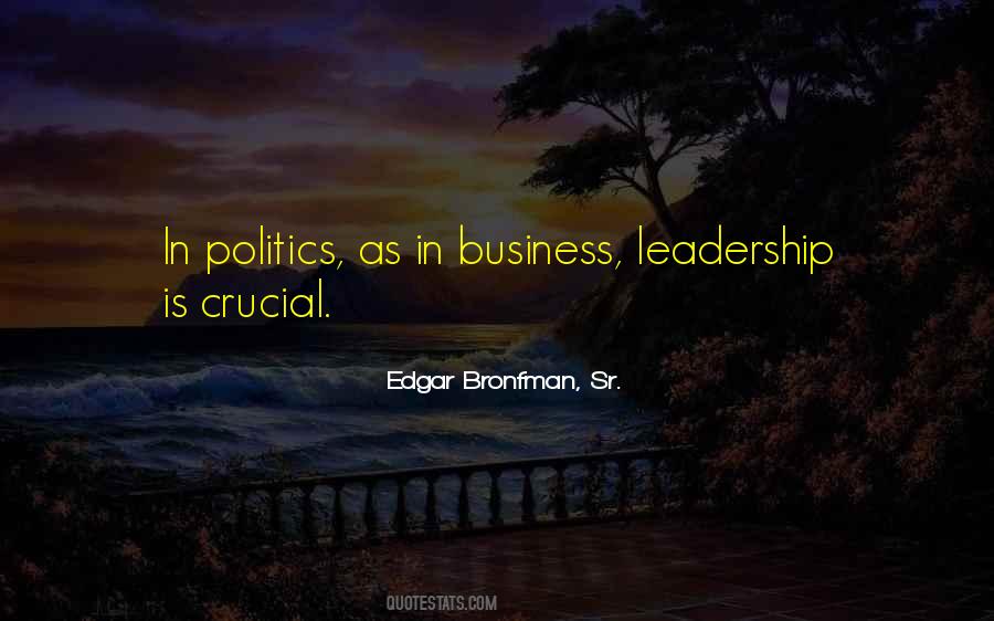 Leadership Business Quotes #345288