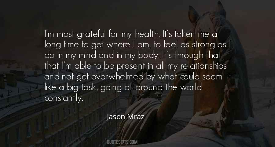 Grateful Health Quotes #1011377