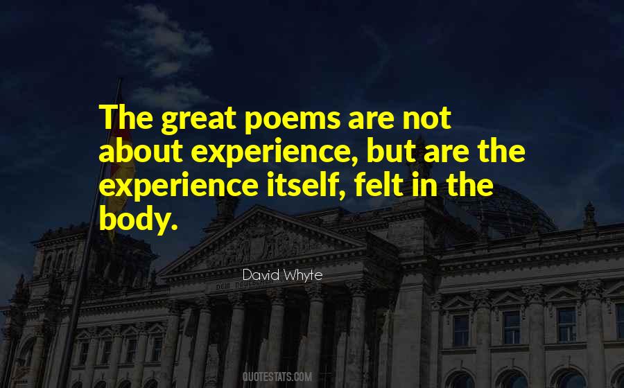 About Experience Quotes #974865