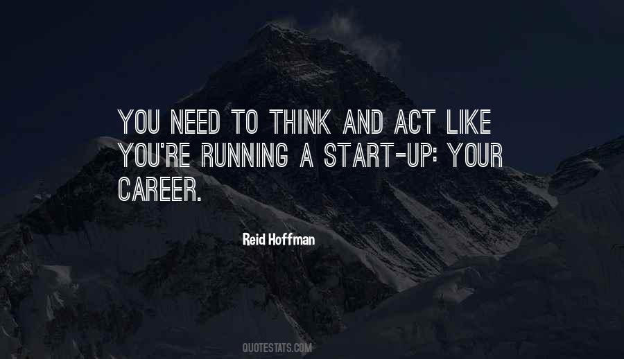 Start Your Career Quotes #1625559