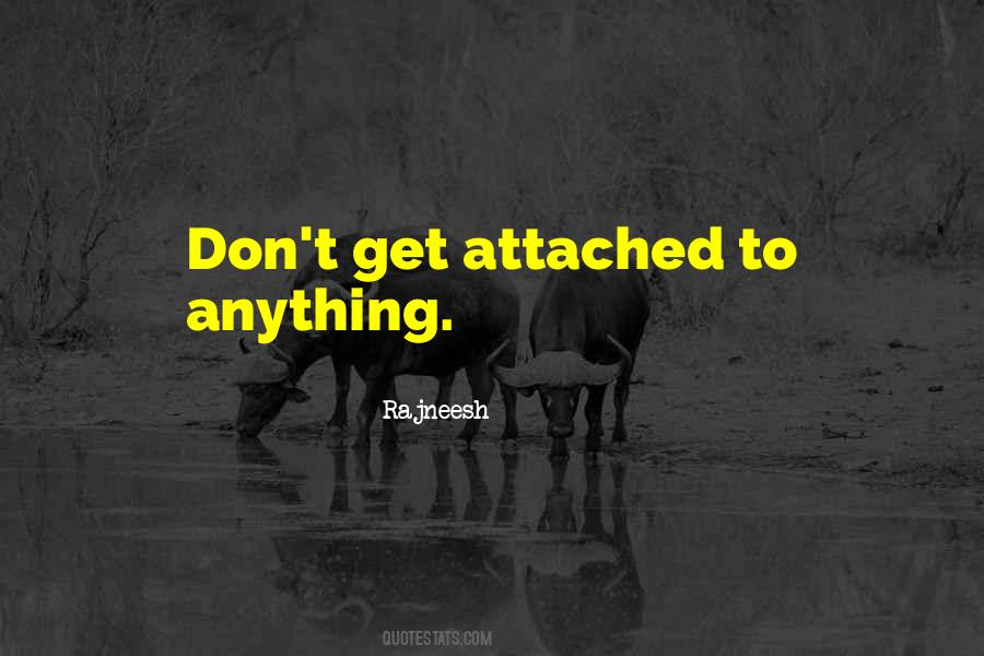 Don't Get Attached Quotes #797179
