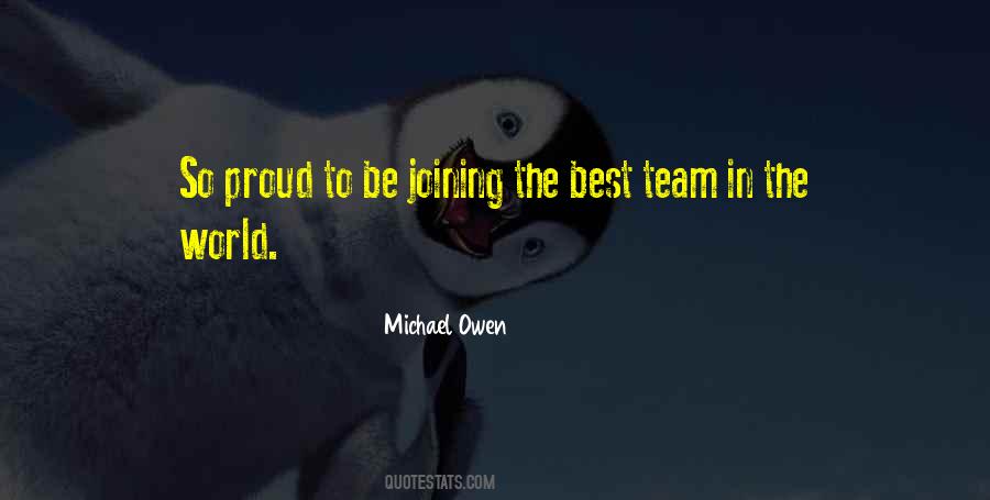 Be The Best Team Quotes #1206696