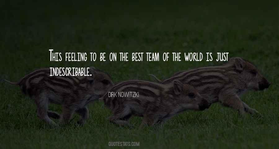 Be The Best Team Quotes #344745