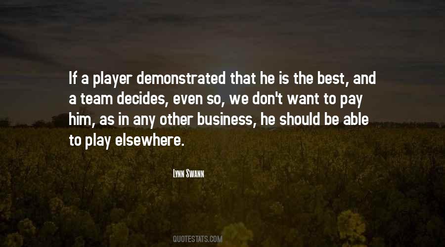 Be The Best Team Quotes #678513