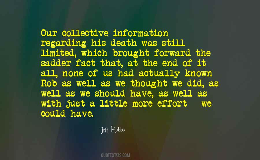 We Should Have Known Quotes #1130779