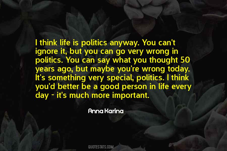 Be A Good Person In Life Quotes #976767