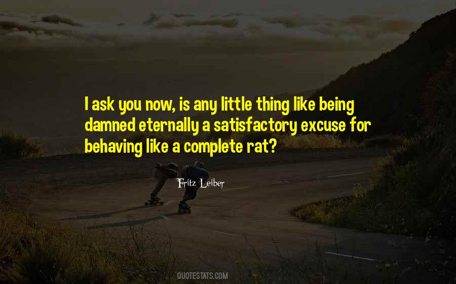 Being A Rat Quotes #100162