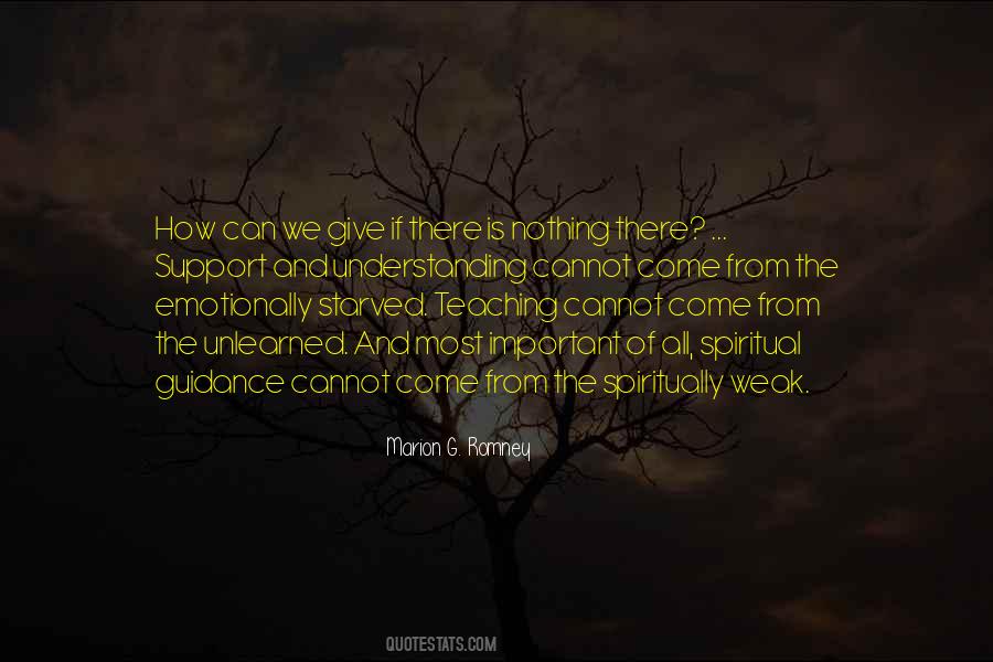 Support And Understanding Quotes #200847