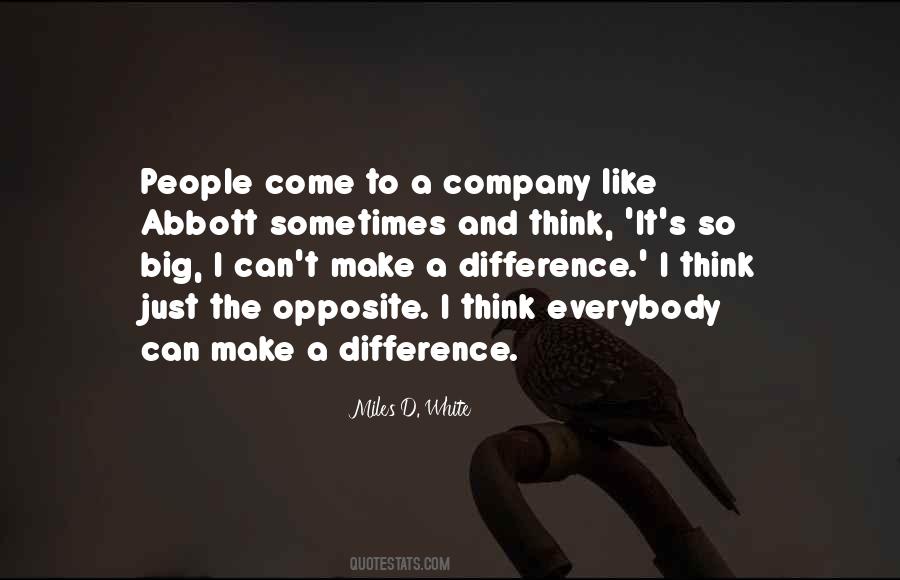 Make A Big Difference Quotes #727498