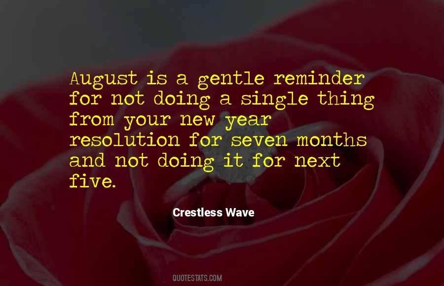 Single For A Year Quotes #1597416