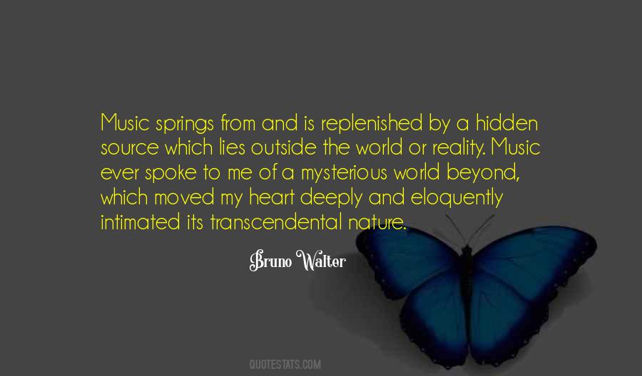 Transcendental Nature Quotes #261152