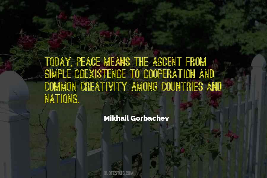 Peace Today Quotes #1159414