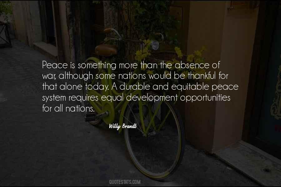 Peace Today Quotes #543537