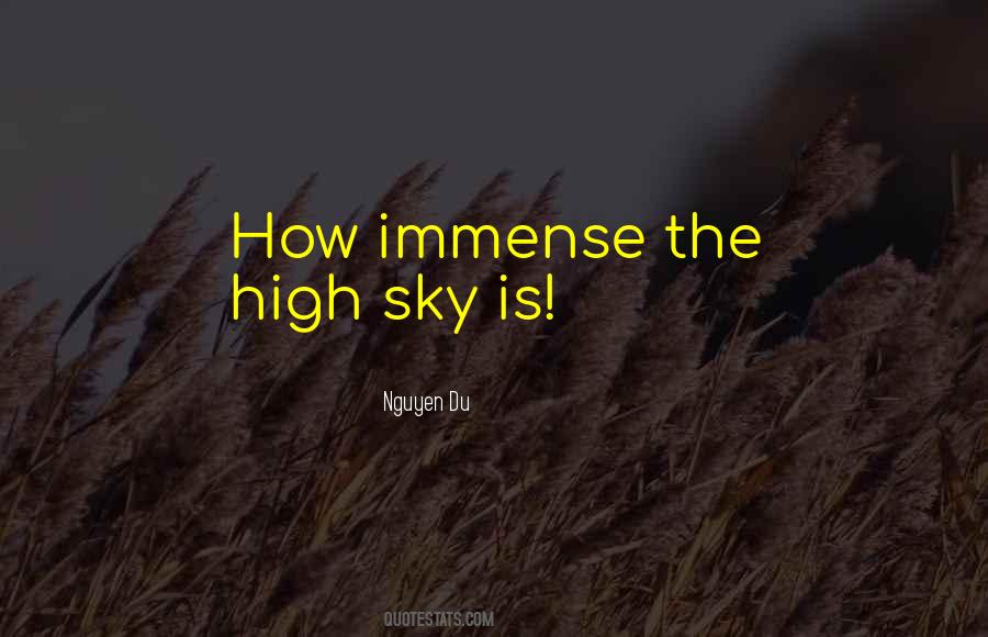 High Up In The Sky Quotes #342732