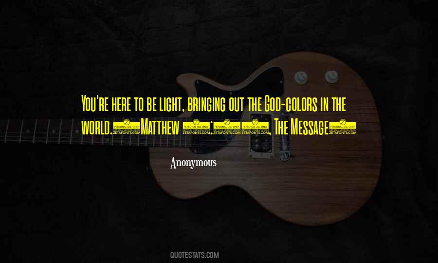Colors Life Quotes #751219