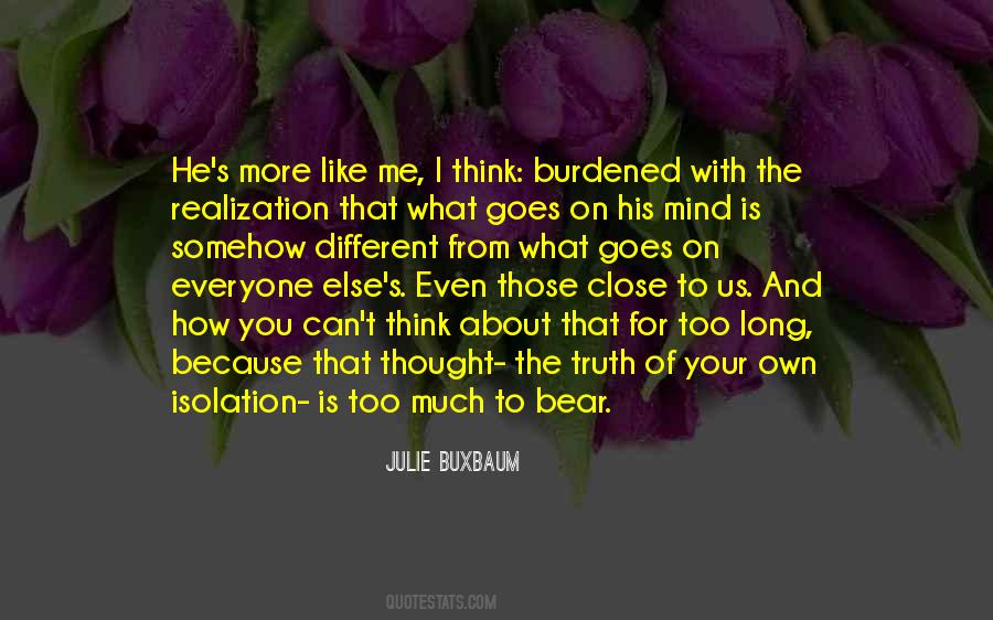 I Thought U Was Different Quotes #471916
