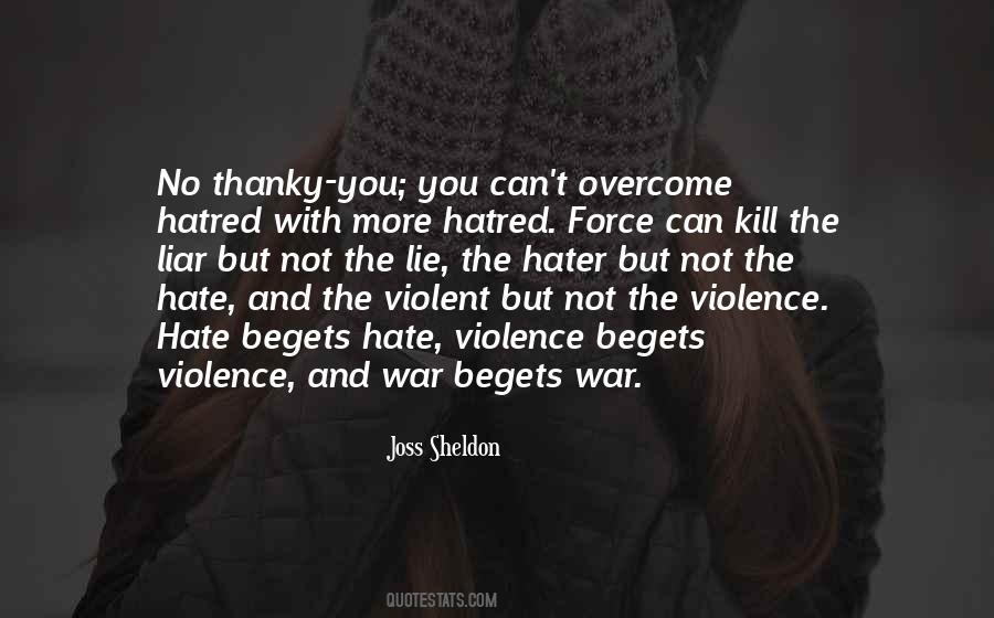 No More Violence Quotes #1781273